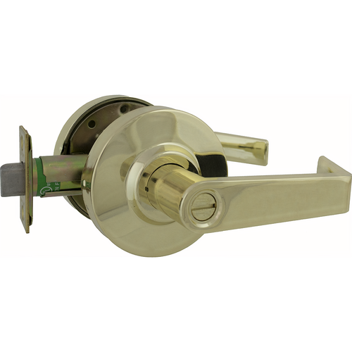 Arrow Lock RLX02SR03-2 3/8 BS KIT -Privacy Rigid Sierra Lever, 2-3/8in Backset, Grade 2, 605/US3 Bright Brass