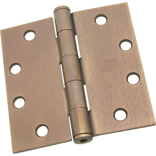 McKinney T2714 4.5 X 4.5 US10A 5-Knuckle Hinge, 4.5in x 4.5in, Steel Base, Antique Bronze, Satin Black Oxidized