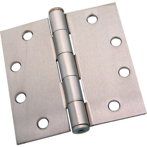 McKinney T2714 4.5 X 4.5 US26D 5-Knuckle Hinge, Standard Weight, 4.5in x 4.5in, Steel, Satin Chrome