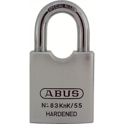 Abus 83KNK/55-W/ADAPTERS Key-in-Knob Brass Padlock 2-1/4