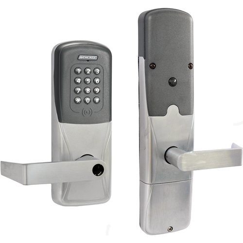 Schlage AD400-CY70MTK-RHO626-PD C Kit - Multi-technology And Keypad Networked Wireless Classroom/storeroom Cylindrical Lock, Rhodes Lever With Conv...