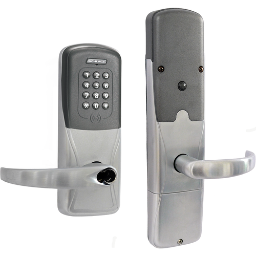 Schlage AD400-CY70MTK-SPA626-RD C Kit - Multi-technology And Keypad Networked Wireless Classroom/storeroom Cylindrical Lock, Sparta Lever With Fsic...