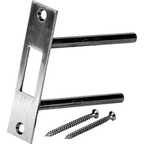 Tuff Strike TPSP-SN Strike Plate 4-3/4in x 1-1/4in 4-1/2in Satin Nickel