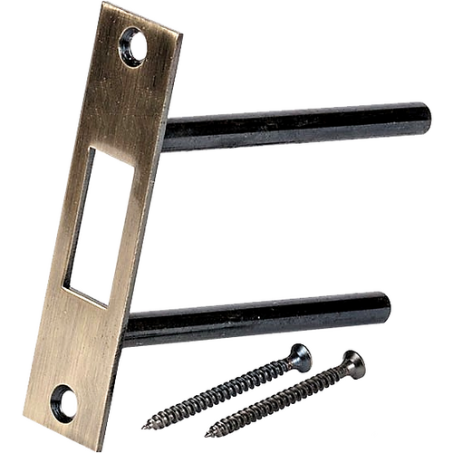 Tuff Strike TPSP-AB Strike Plate 4-3/4in x 1-1/4in 4-1/2in Antique Brass
