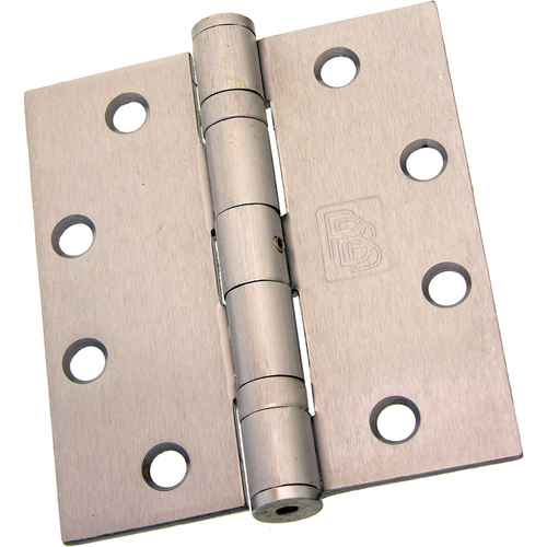 PBB PB81-US26D-4.5 X 4.5 5-Knuckle Full Mortise Hinge, 4.5in x 4.5in, Satin Chrome, Ferrous Steel