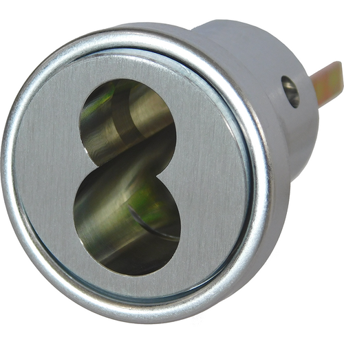 Schlage 20-079605 Interchangeable Rim Housing Less Core, Convertible Tailpiece, Bright Brass