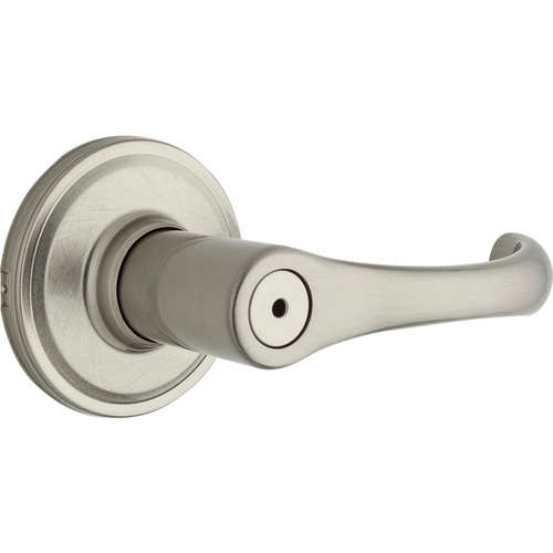 Weiser Lock GLA331A156LR1 Aspen Privacy Lever Lock, Non-Keyed, Medium Duty, Satin Nickel, Grade 2