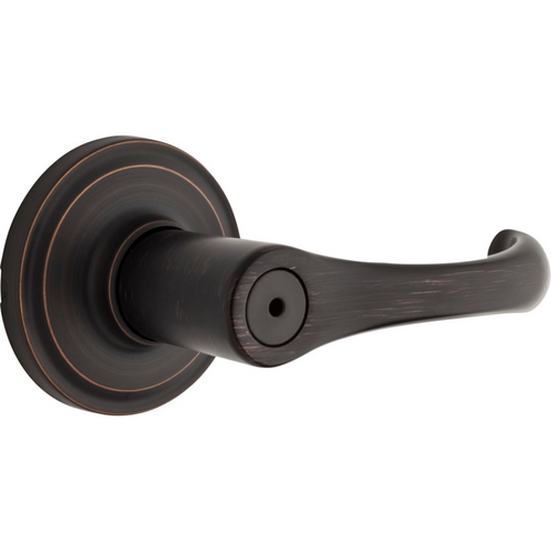 Weiser Lock GLA331A11P6LR1 Aspen Privacy Lever Lock, Non-Keyed, Medium Duty, Grade 2, Venetian Bronze