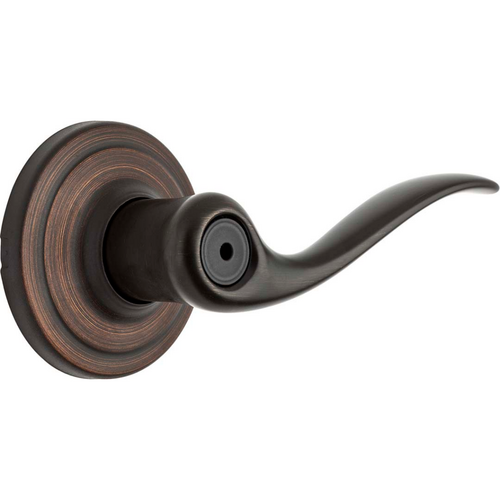 Weiser Lock GLA331TC11P6LR1 Toluca Privacy Lever Lock, Non-Keyed, Medium Duty, 6-Way Latch, Venetian Bronze