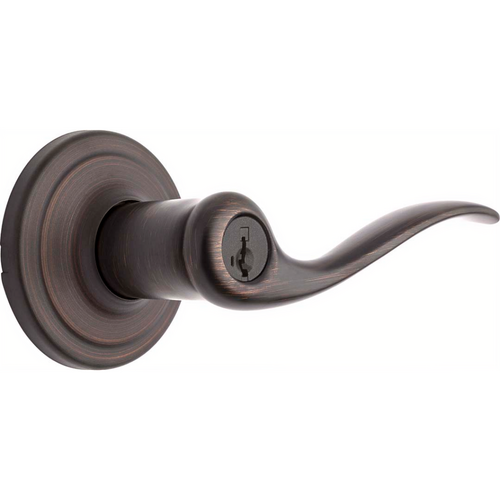 Weiser Lock GLA535TC11PWS Toluca Lever 5-Pin Cylinder Lock, Medium Duty, 6-Way Latch, Venetian Bronze