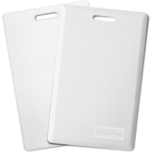 Schlage 9520-CTX7H-A MiFare Classic Smart Card ISO Glossy White 2.5K Bit, 13.56 MHz Smart Technology