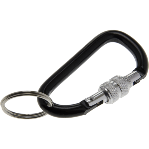 Luckyline U12401 Locking Carabiner Keychain Assorted Colors 1/Card