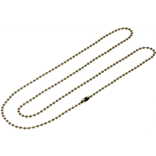 Luckyline 31601 24in Neck Chain Stainless Steel, Nickel 1/Card