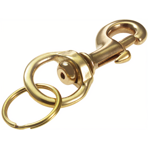 Luckyline 44812 Heavy Duty Bolt Snap Solid Brass 12/Card