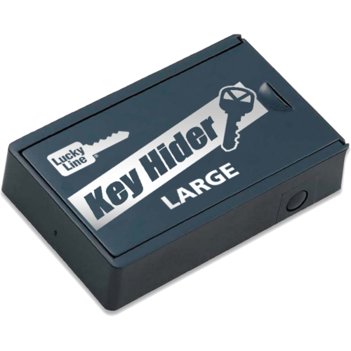 Luckyline 91010 Large Magnetic Key Hider, Black 10/Card