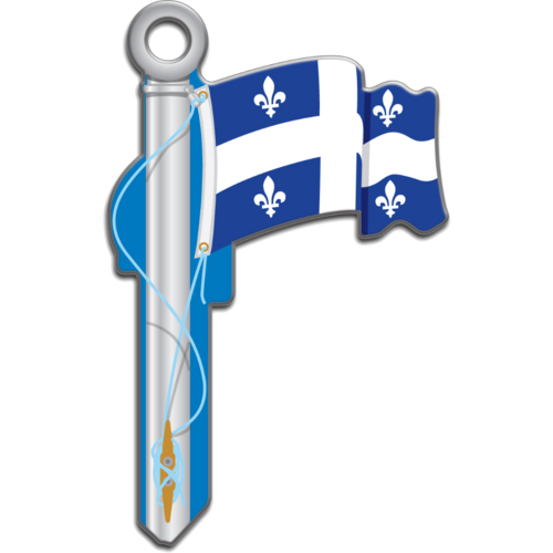 Luckyline B129W-ISO +Key Shapes Quebec Flag WR3/5