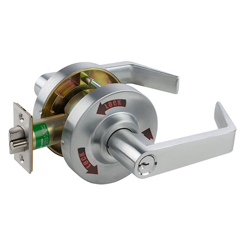 Arrow Lock QL97SR26D-CS-2 3/4 BS Classroom Security Sierra, Schlage C Keyway, Grade 1, Satin Chrome, 2-3/4in