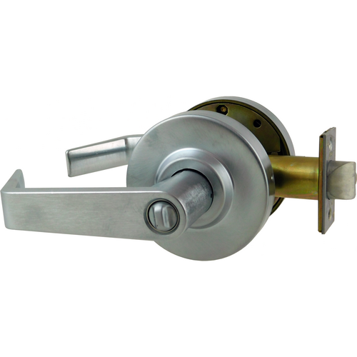 Arrow Lock QL81SR26D-CS-2 3/4 BS Sierra Lever Entry, Schlage C Keyway, 2-3/4in Backset, Grade 1, Satin Chrome