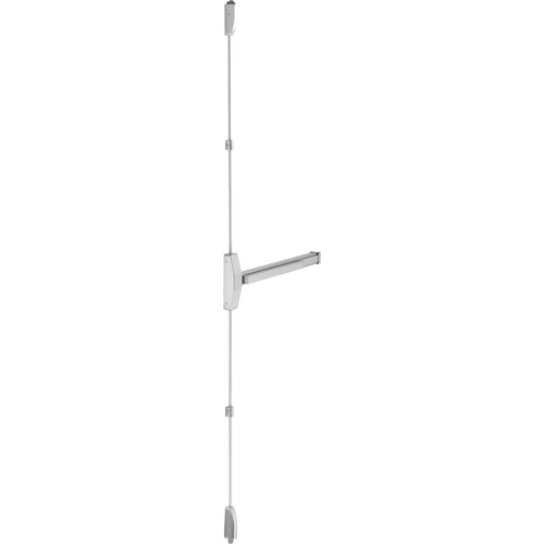 Falcon Lock F25V-EO-US26D-36X96 Fire Rated SVR Surface Vertical Rod Exit Device, 36in x 96in, Satin Chrome
