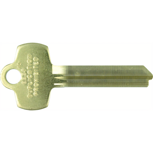 Best 1A1J1 Best NS Key Blank, J Keyway, Do not Duplicate, No Border