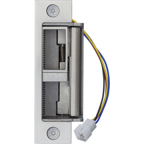 Von Duprin 6400-630-12/24VDC-FSE Fire Rated Modular Electric Strike for Mortise Locks, Fail Secure, Satin SS