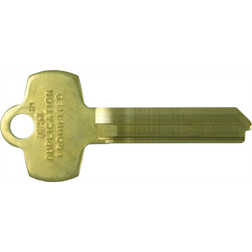 Best 1A1R1 Best NS Key Blank, R Keyway, Do not Duplicate, No Border