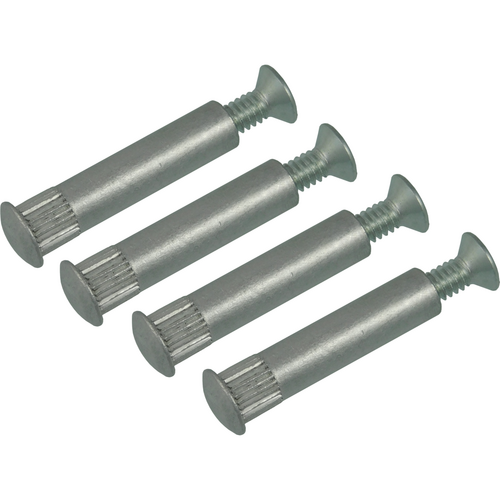 Calibre SNB-175-AL 1/4in x 20 Sex Nut Bolt, Sold as 1 Each, AL/SP28 Anodized Satin Aluminum