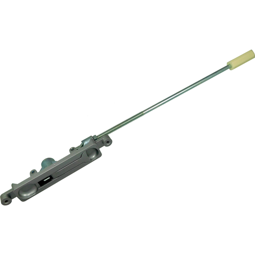 Calibre FL1004-AL 1/4in Offset Flush Bolt with Guide, AL/SP28 Anodized Satin Aluminum