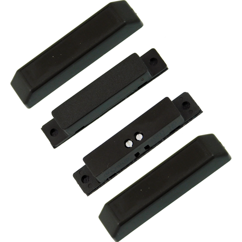 GRI 100-TC-B Mini Surface Magnetic Contact Switch Set, 1in Gap, Closed Loop, Brown