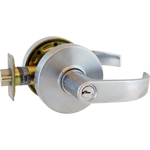 Command CL180LE-EU-L17-626-SC Grade 1 Electrified Low Energy Storeroom Clutch Lever, Fail Secure, Satin Chrome