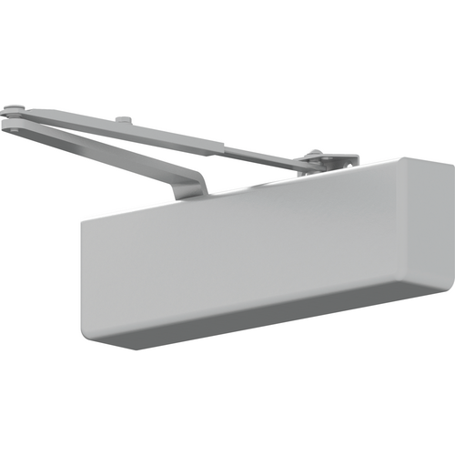 Falcon Lock SC71A-RWPA 689 Heavy Duty Surface Door Closer, Adjustable Sizes 1-6, Grade 1, Painted Aluminum