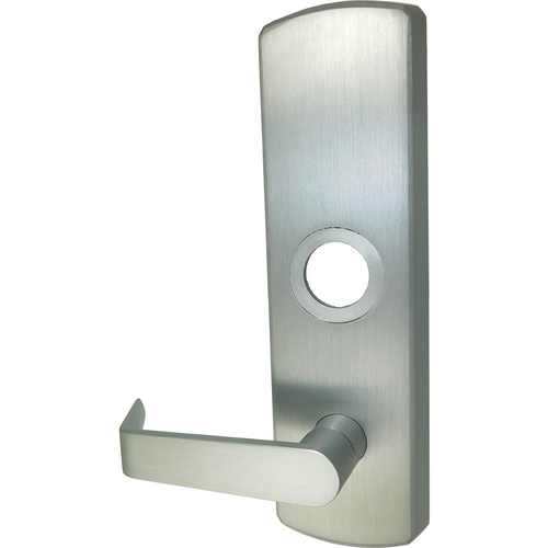 Dexter ED1000T-NL-R-ESC-NC-US26D Night Latch Lever Exit Device Trim, Satin Chrome, Less Cylinder