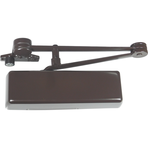 Dexter DCH4000.STD.FULL.DS/HO.DKBRZ Heavy Duty Surface Mount Door Closer with Hold Open Arm - Dark Bronze