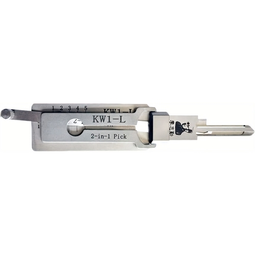 Lishi KW1-L 2-in-1 Pick/Decoder Kwikset KW1 (5-Pin) Reverse Handing
