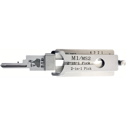 Lishi M1-MS2 2-in-1 Pick/Decoder Master Lock M1 (4-Pin)