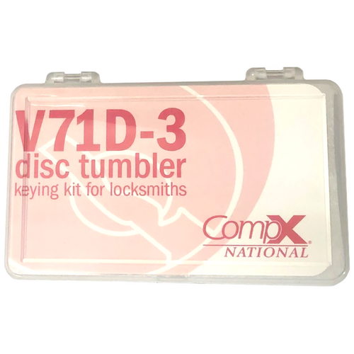 Compx V71D-3 Disc Non-Master Keyed Key Kit