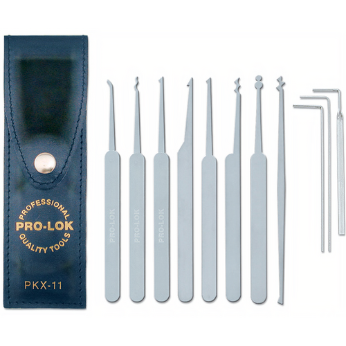 Pro-Lok PKX-11 Pickset 11 Picks and Case