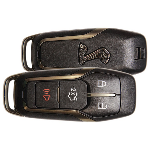 Strattec 5928966 Ford Cobra Logo 4 Button PEPS Fob Gen 4