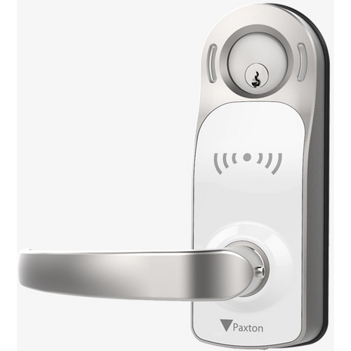Paxton Access 900-640WT-US PaxLock Pro Galaxy Lever Mortise Lock, Dual Frequency, Bluetooth, White