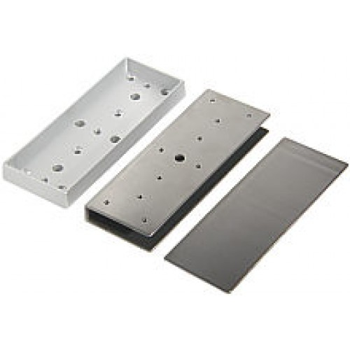 Seco-Larm E-941S-1K2/UQ Glass U Bracket for 1200lbs Maglock Adjustable for 9-13mm