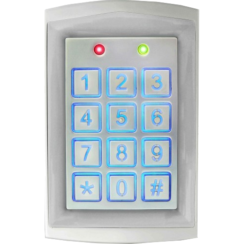 Seco-Larm SK-1323-SDQ Vandal Resistant Outdoor Keypad, 1100 Users, 12-24V, 2 Relay Output
