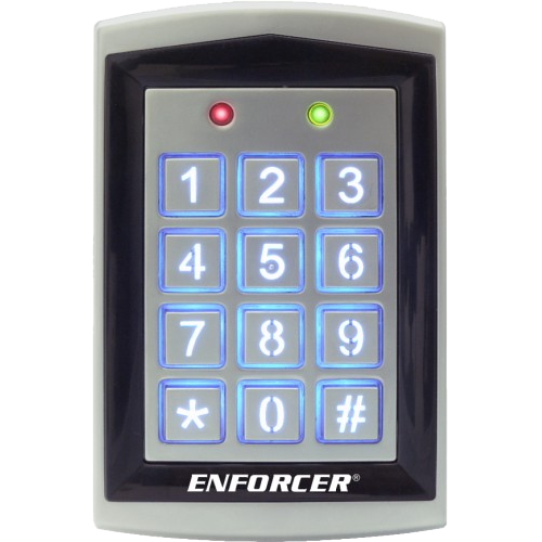Seco-Larm SK-1323-SPQ Vandal Resistant Outdoor Keypad, Prox, 1010 Users, 12-24V, 2 Relay Output