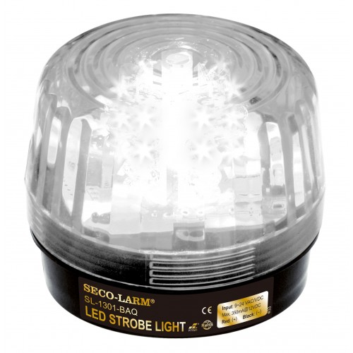 Seco-Larm SL-1301-BAQ/C 32 LED Strobe Light 9-24V ACDC Clear