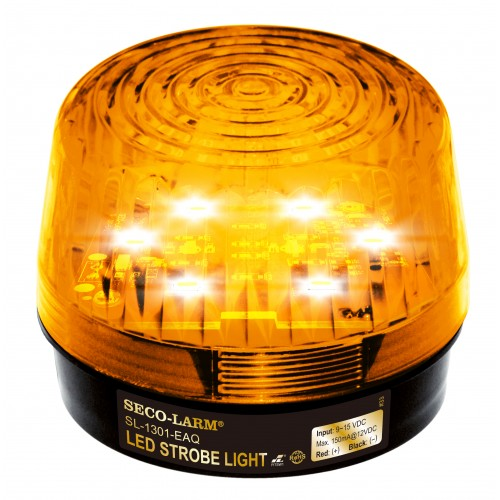 Seco-Larm SL-1301-EAQ/A 6 LED Strobe Light 9-15VDC Amber