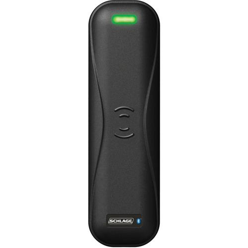 Schlage MTB11-BLK-C1 Mobile Mullion Reader - LED, 125kHz Prox 13.56MHz Smart, RS-485, Black