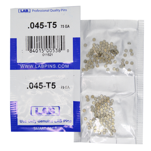 LAB 5045T-SP .045 Top Pin, Color-Coded Brass Alloy, .115