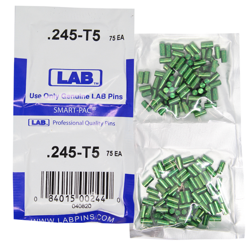 LAB 5245T-SP .245 Color-Coded Brass Alloy Top Pin, .115 Diameter, Smart Pack 150 Pins