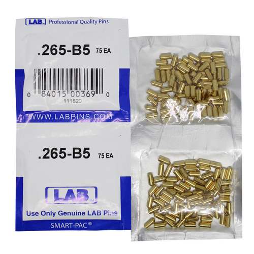 LAB 5265B-SP .265 Color-Coded Bottom Pin, Brass Alloy, .115
