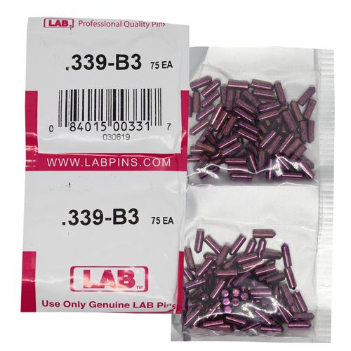 LAB 339B .339 Brass Bottom Pin, Color-Coded, .115