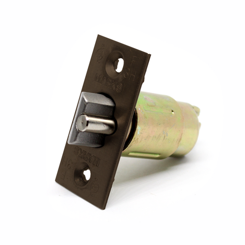 Marks Hardware 1134A/10B Deadlatch 2-3/4in Backset, 1-1/8in x 2-1/4in, Grade 2, 613/US10B Dark Bronze